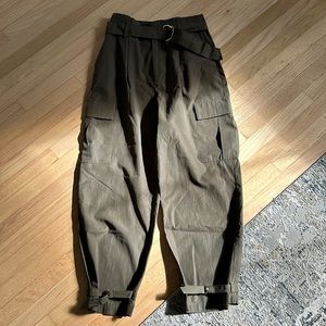 Zara belted cargo pants